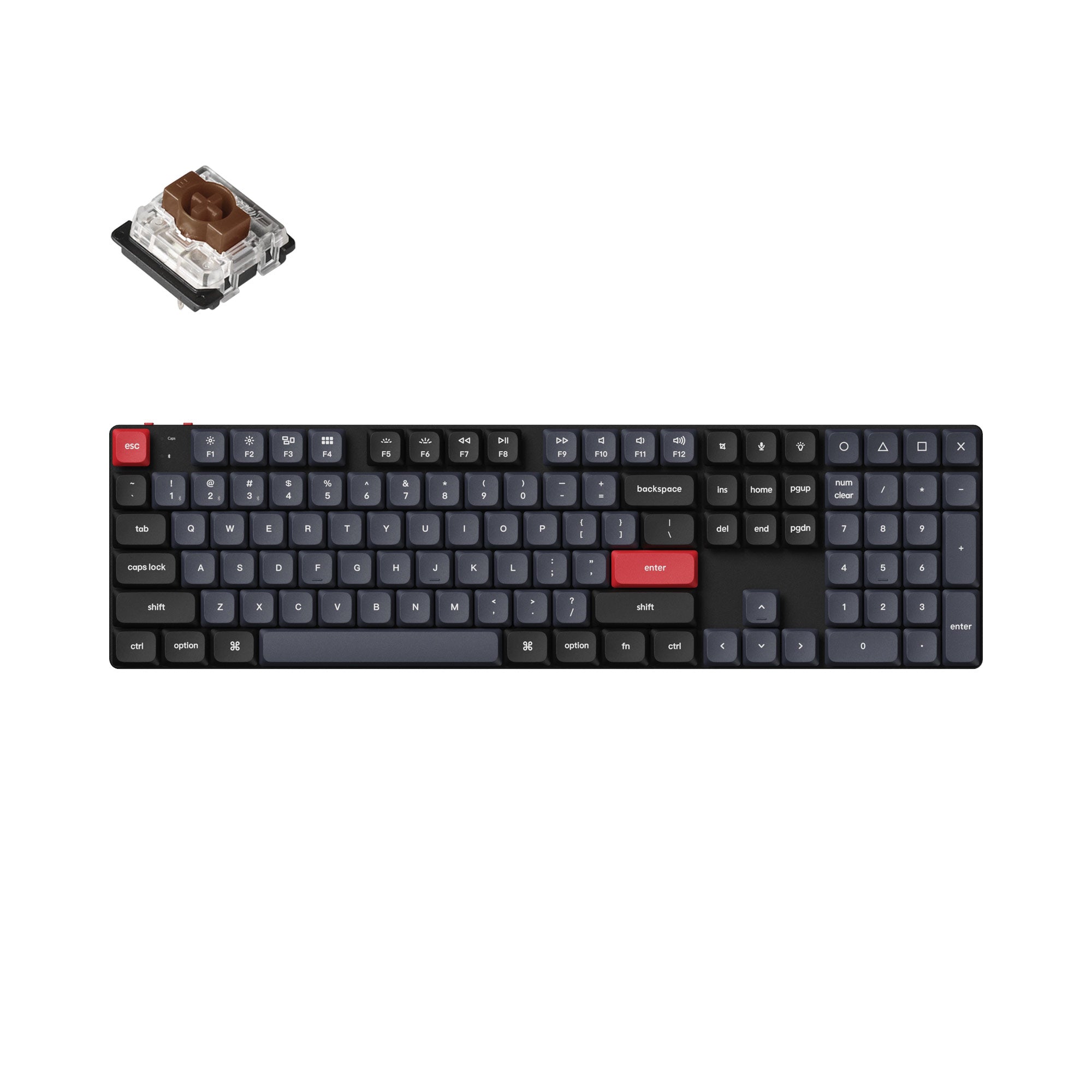Black / RGB Backlight / Brown (Hot-swappable)