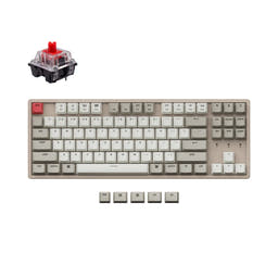 Keychron K8 Non-Backlight Wireless Mechanical Keyboard as variant: Non-Backlight Aluminum Frame / Keychron Mechanical / Red