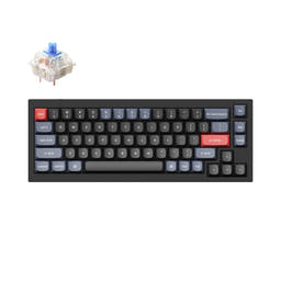 Keychron Q2 QMK Custom Mechanical Keyboard as variant: Fully Assembled / Carbon Black - B / Gateron G Pro Blue