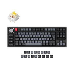 Keychron Q3 Pro QMK/VIA Wireless Custom Mechanical Keyboard ISO Layout Collection as variant: Fully Assembled Knob Carbon Black (Special Edition) / DE-ISO / Keychron K Pro Banana