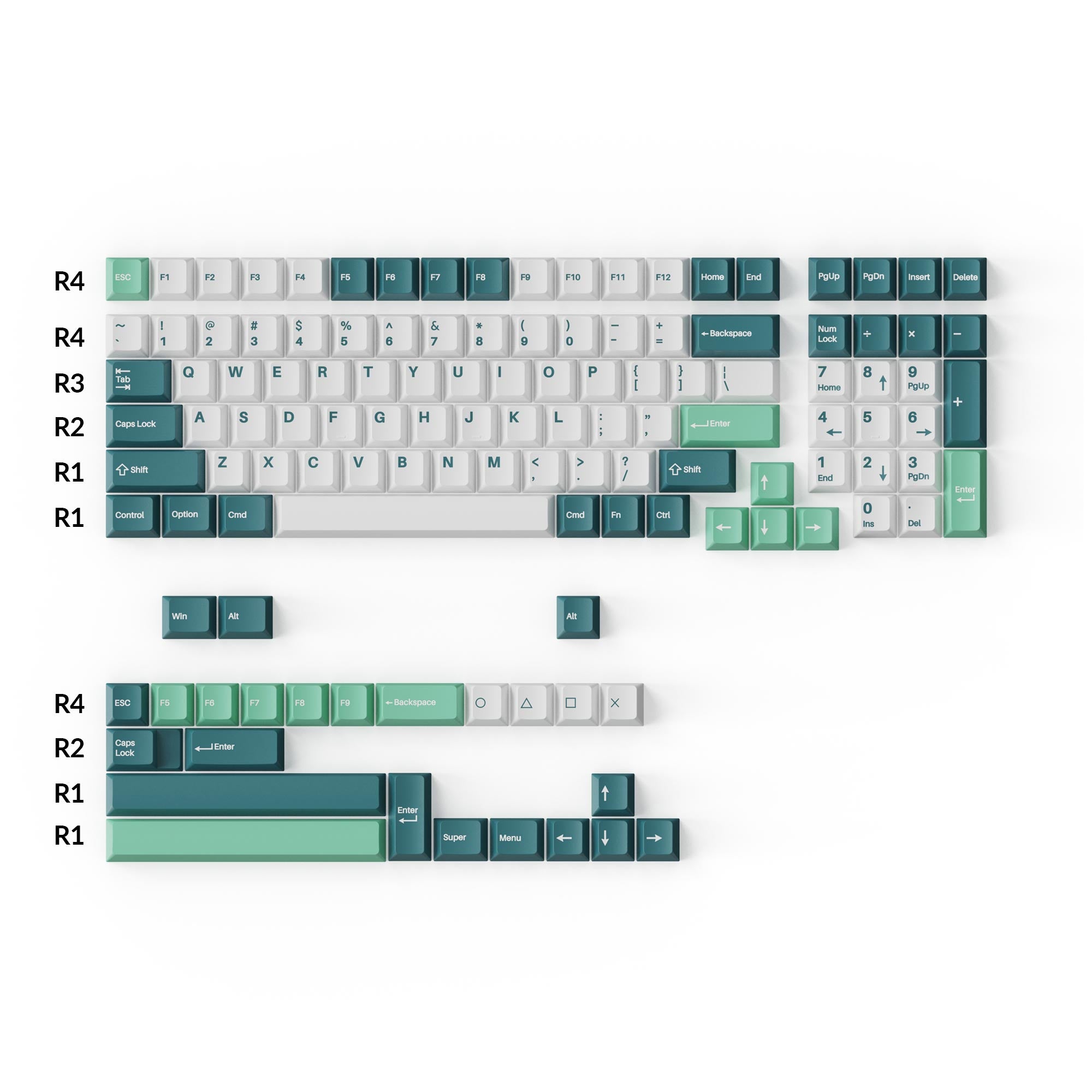 75 keyboard keycap set