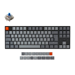Keychron K8 Wireless Mechanical Keyboard (German ISO-DE Layout) as variant: White Backlight / Gateron G Pro Mechanical / Blue