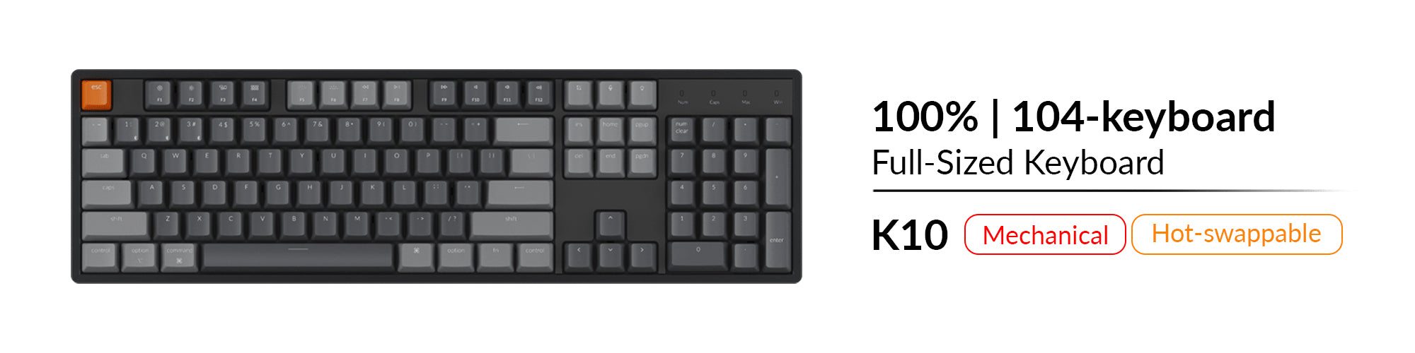 Keychron K10 Wireless Mechanical Keyboard