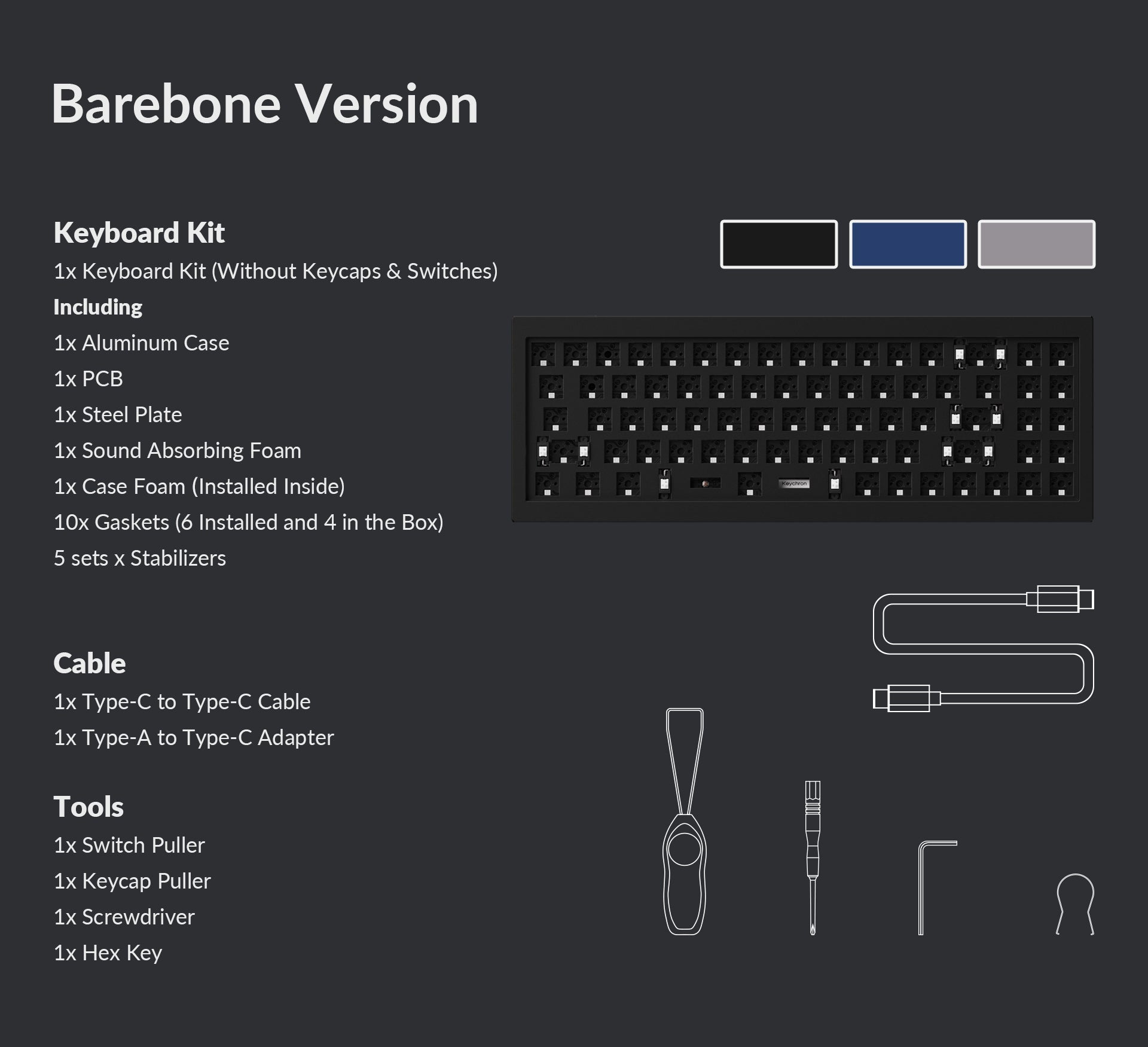 Keychron Q7 70% Layout Custom Mechanical Keyboard