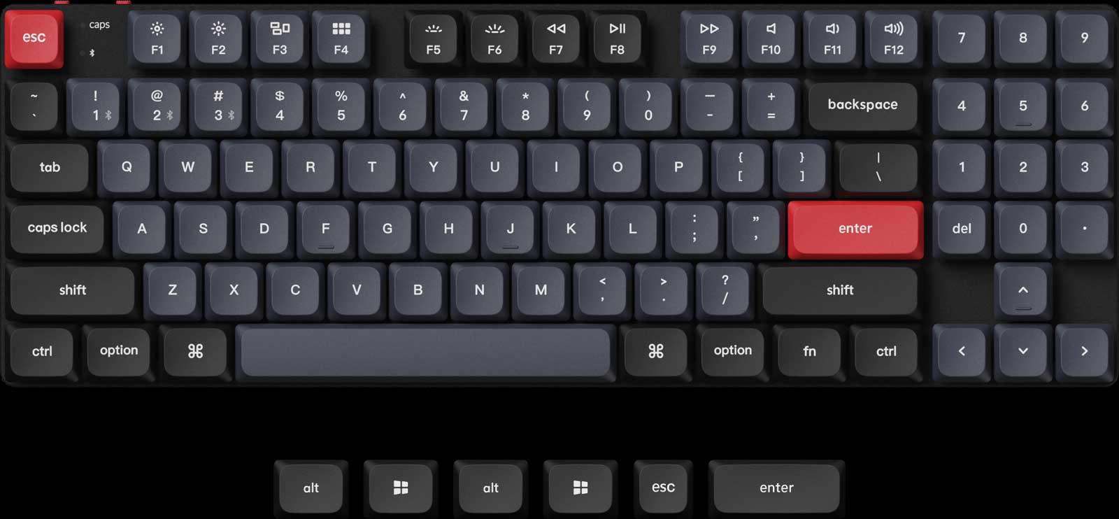 Keychron K Pro QMK/VIA ワイヤレス カスタム メカニカル キーボード