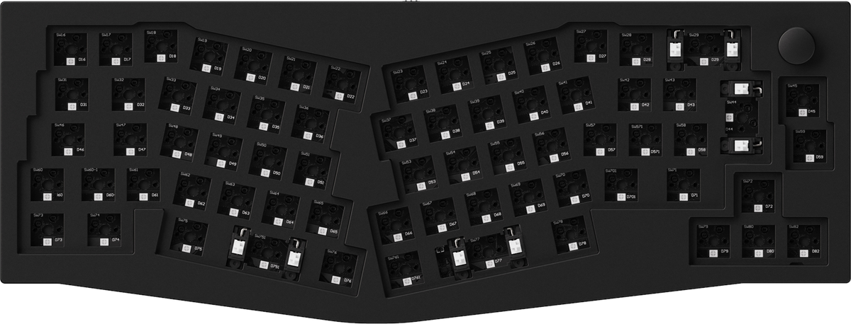 Barebone US layout of Keychron Q8 65% Alice Layout Custom Mechanical Keyboard