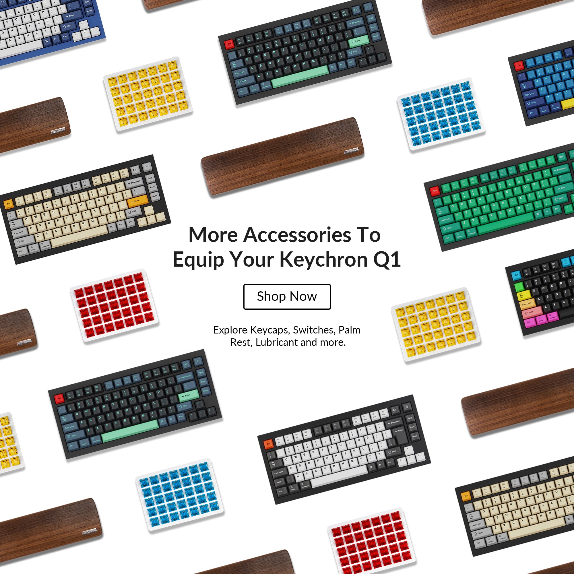 Keychron Q1 QMK Custom Mechanical Keyboard (Japan JIS Layout