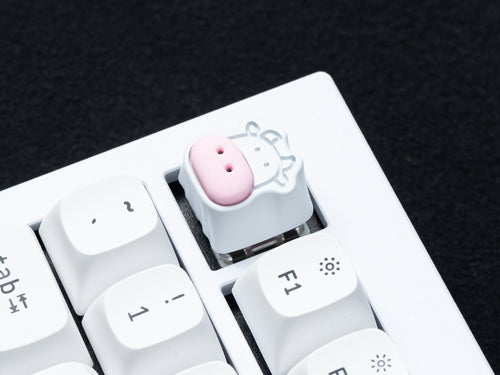 Cute Cows Aluminium Alloy Artisan Keycap