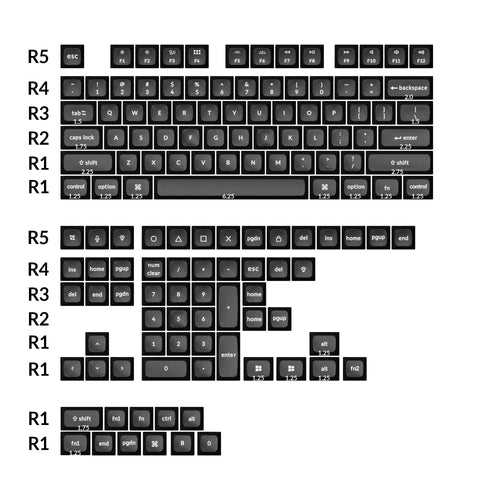 Double Shot PBT Keycaps With KSA Profile