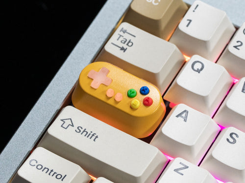 Gamepad Controller Capslock Aluminum Alloy Artisan Keycap