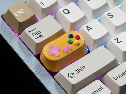 Gamepad Controller Capslock Aluminum Alloy Artisan Keycap