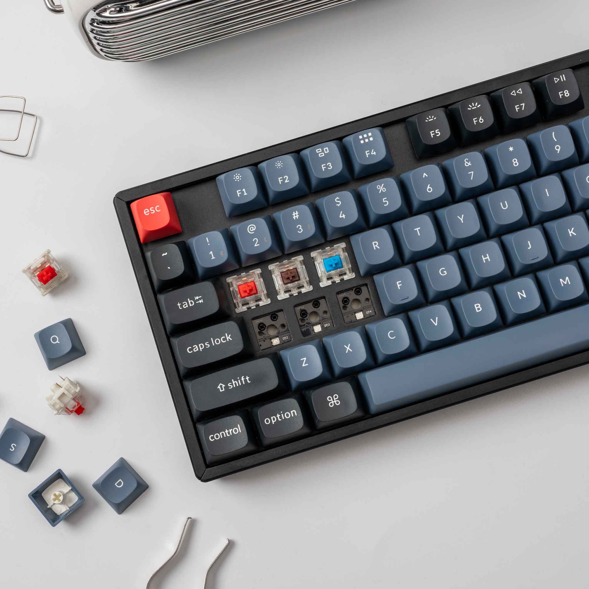 ブランドのギフト Keychron K8 Pro QMK/VIA Wireless Mechanical