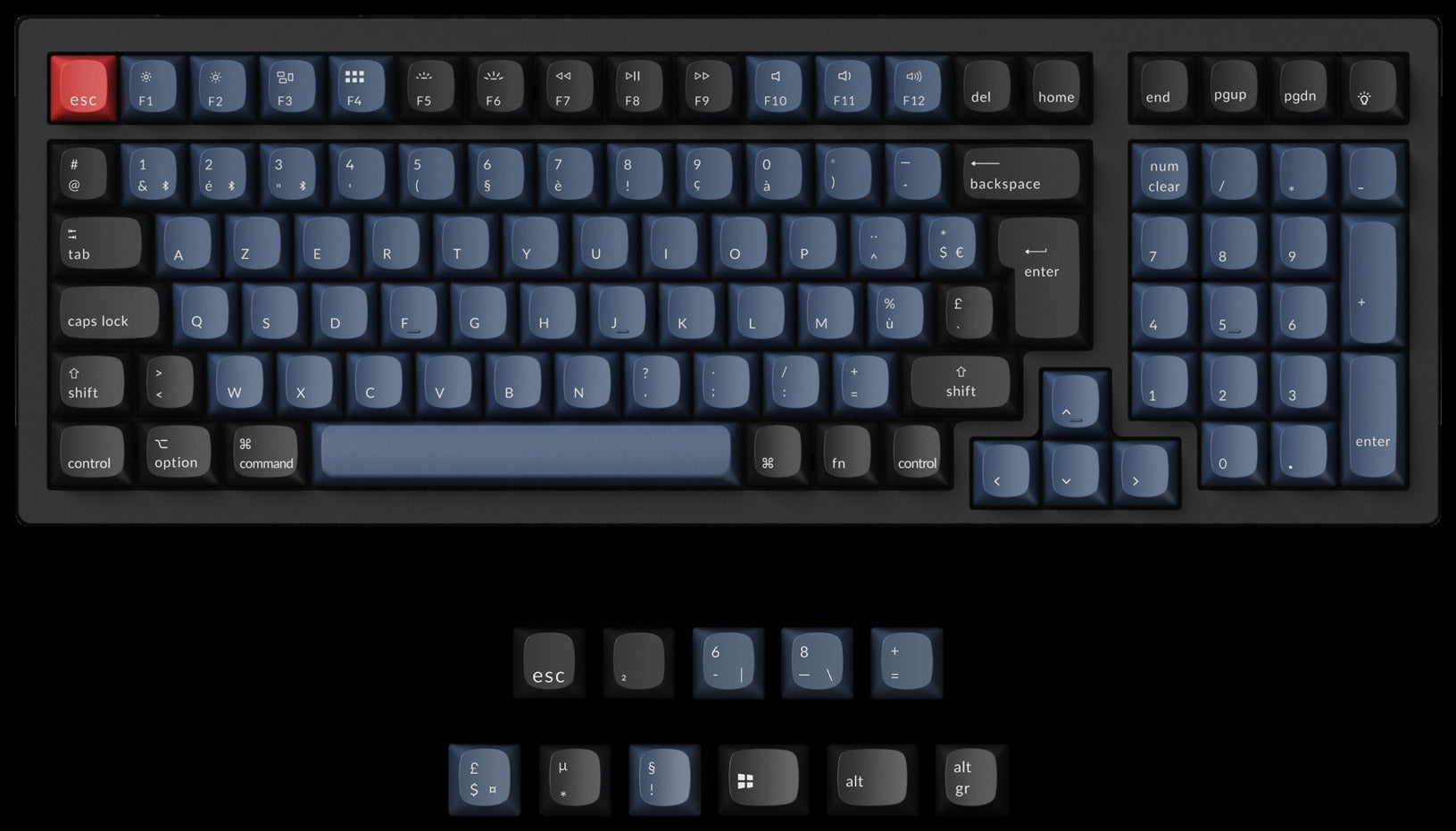 Keychron K4 Pro QMK/VIA Wireless Mechanical Keyboard ISO Layout Collection