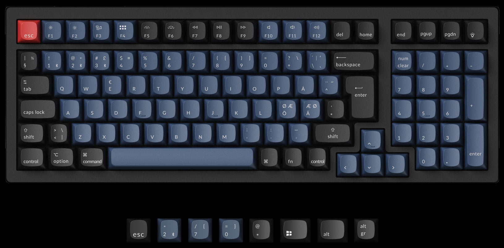 Keychron K4 Pro QMK/VIA Wireless Mechanical Keyboard For Mac And Windows-Nordic ISO Layout