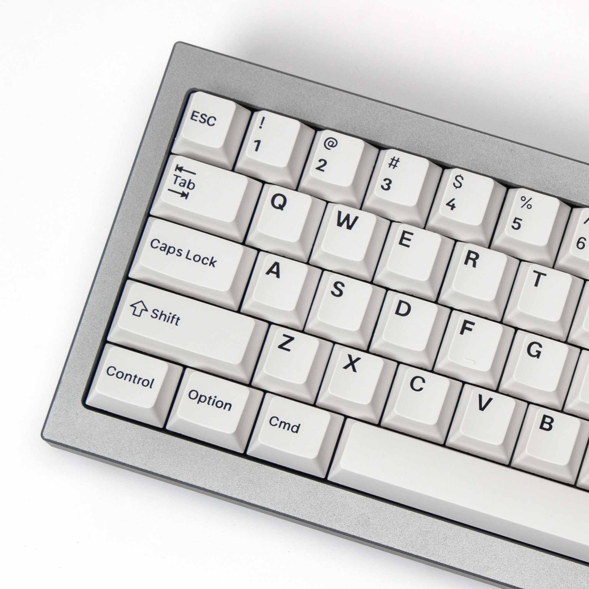 Cherry Profile Double - Shot PBT Full Set Keycaps - Grey, White, and B –  Keychron