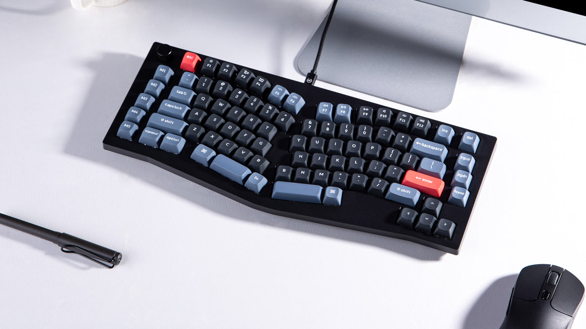 OSA Profile Double-shot PBT Keycaps of Keychron V10 Custom Mechanical Keyboard