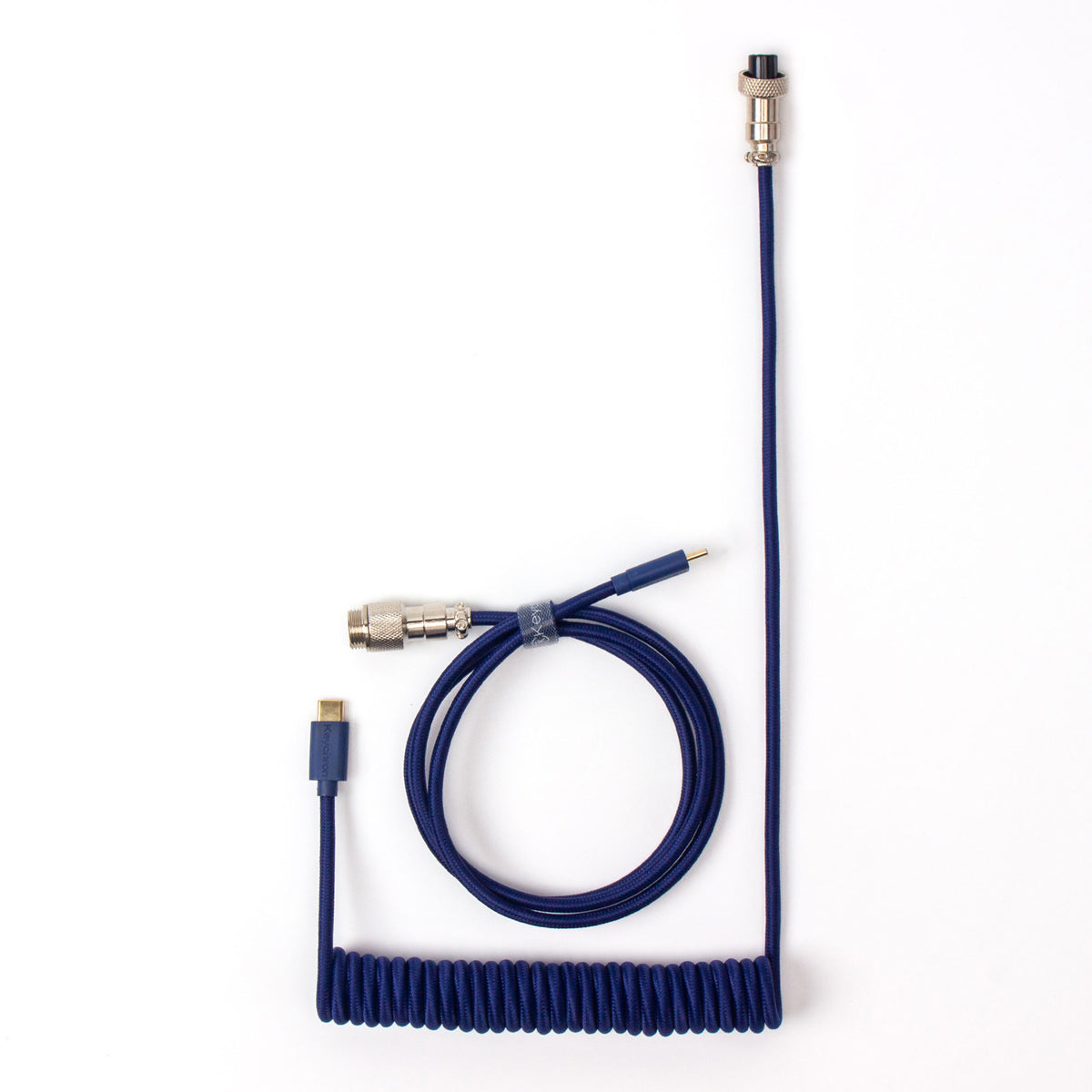 Keychron Angled Coiled Cable Blanc - Achat Accessoire