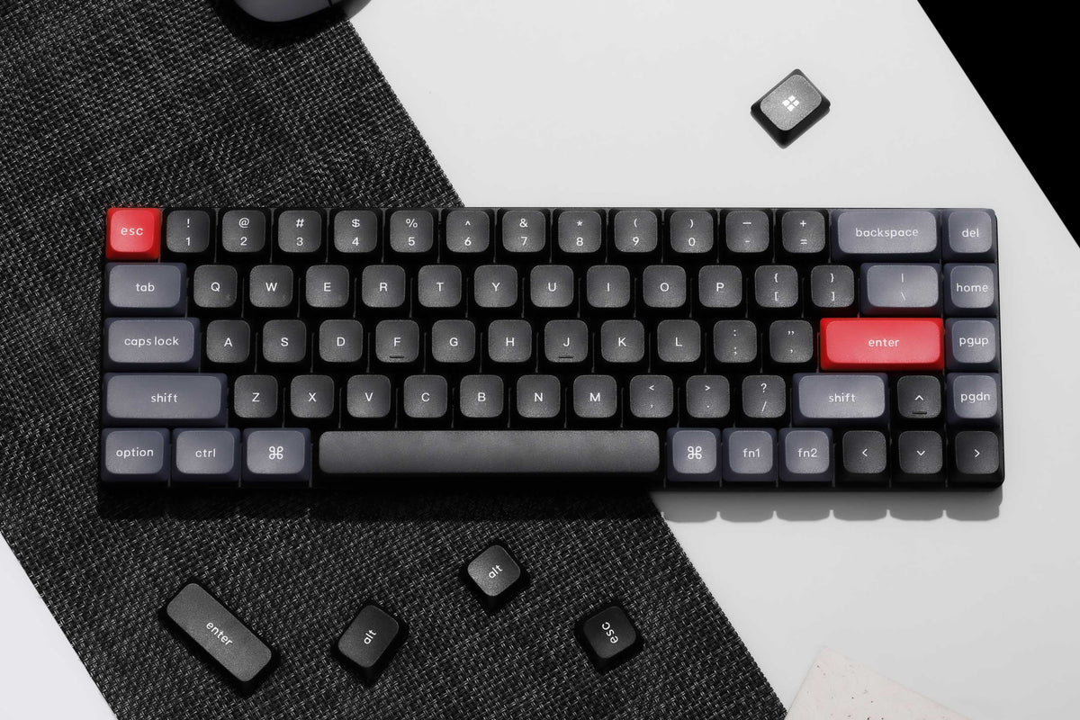 Keychron K7 Pro QMK/VIA Low-Profile Wireless Mechanical Keyboard with low profile double-shot PBT keycaps