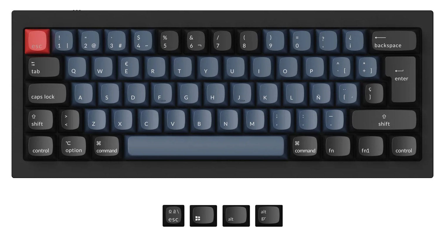 custom mechanical keyboard spanish layout