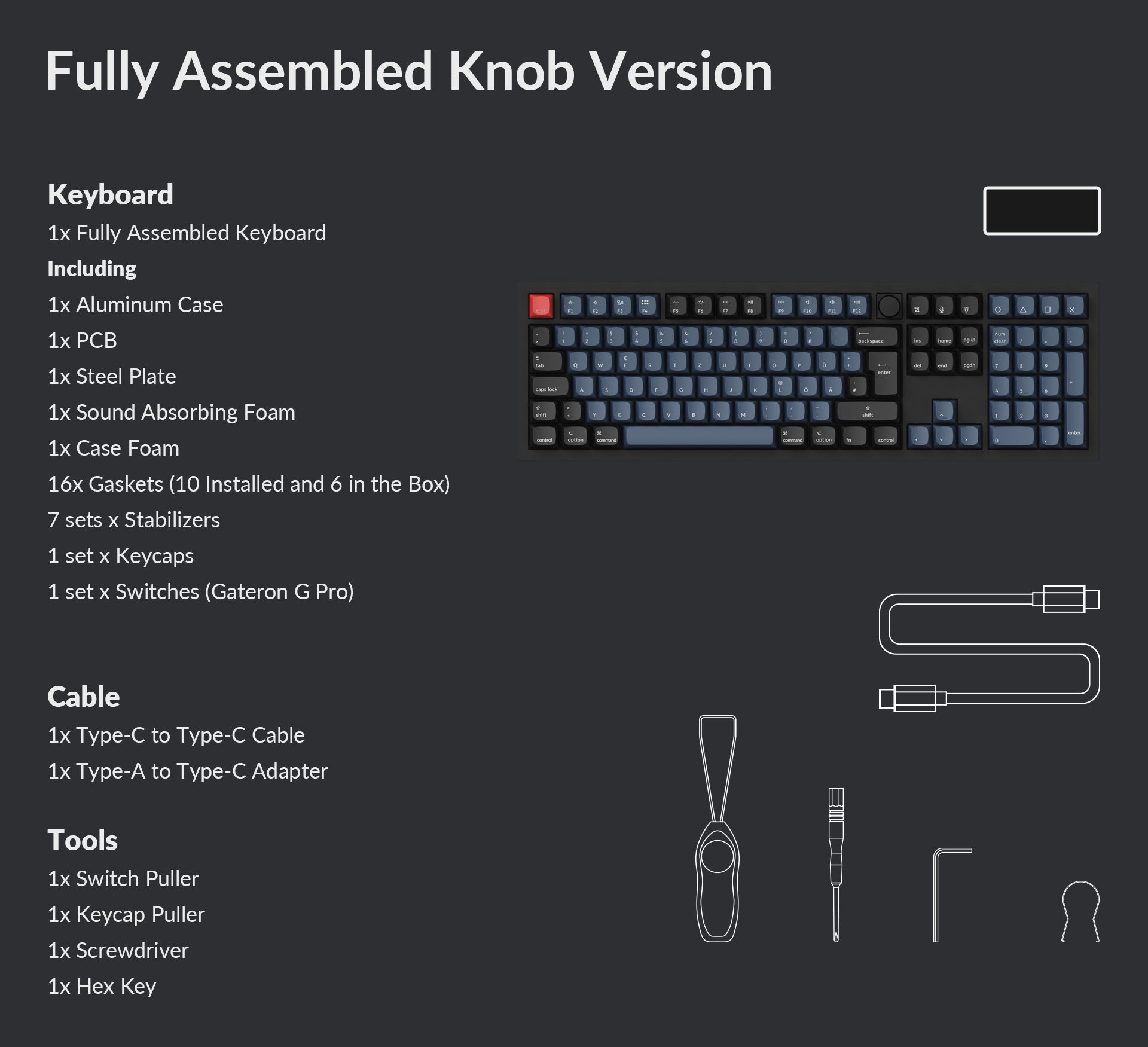 Keychron Q6 ISO Full Size Custom Mechanical Keyboard