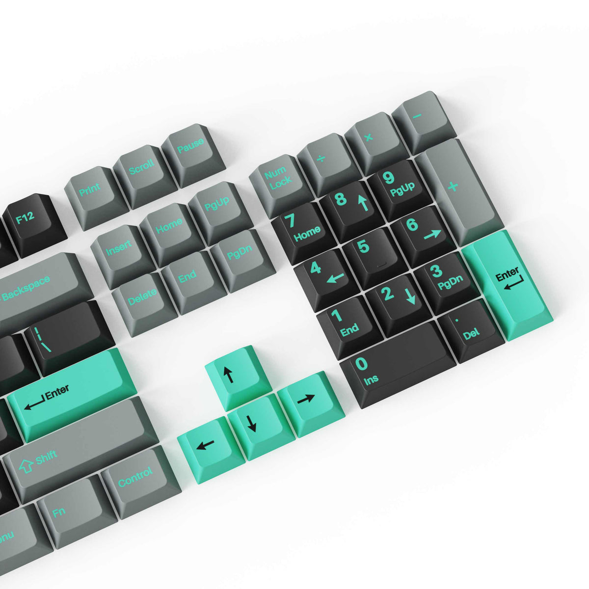 Keychron double-shot PBT Cherry full set keycap set-Hacker Mint