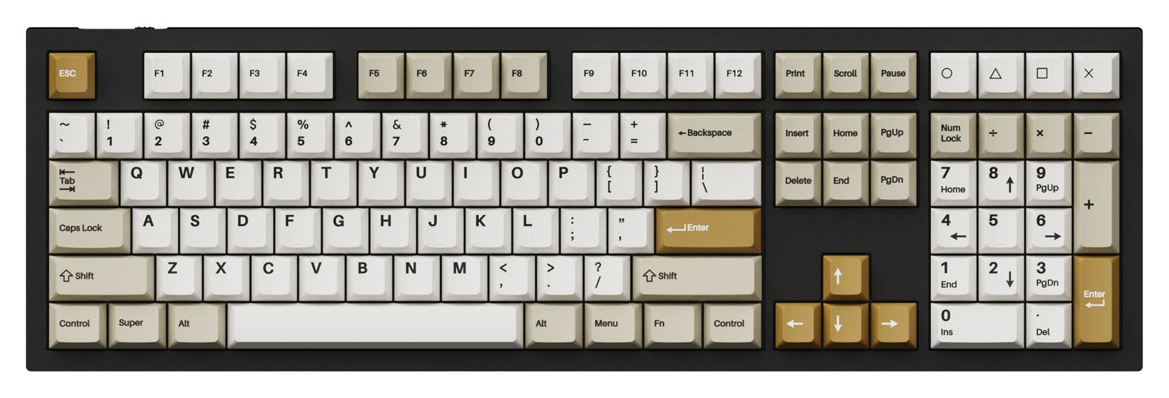 Cherry Profile Double - Shot PBT Full Set Keycaps - Camel – Keychron