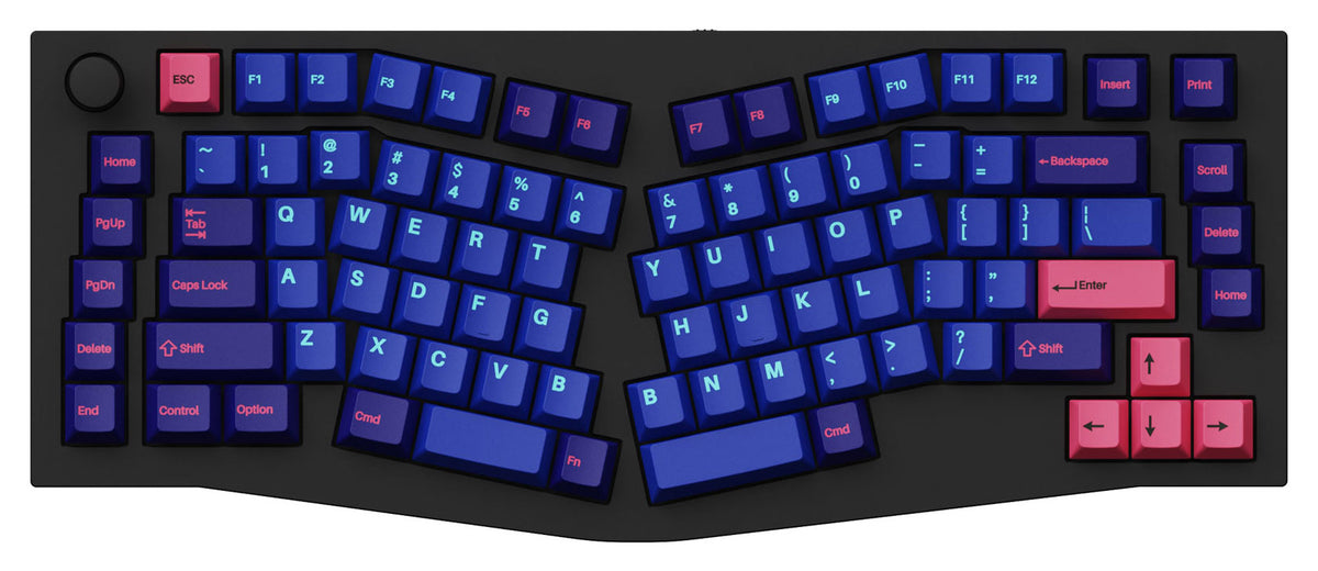 Keychron Double-Shot PBT Cherry Profile Full Keycap Set Player on Q10 Keyboard