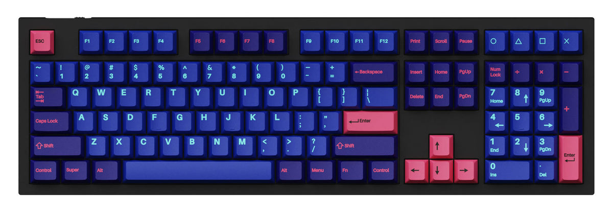 Keychron Double-Shot PBT Cherry Profile Full Keycap Set Player on Q6 keyboard