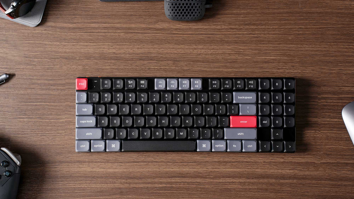 Keychron K1 Pro QMK/VIA Low-Profile Wireless Mechanical Keyboard with an ultra-slim body and hot-swappable