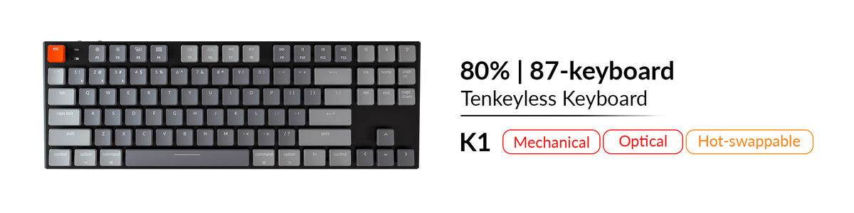 Keychron K1 Wireless Mechanical Keyboard (Version 5)