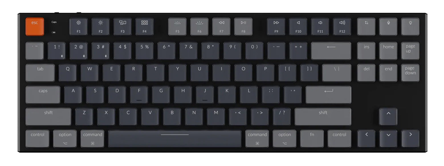 Keychron K1v5 ultra slim wireless mechanical keyboard 87 keys rRGB backlight Gateron mechanical low profile switch