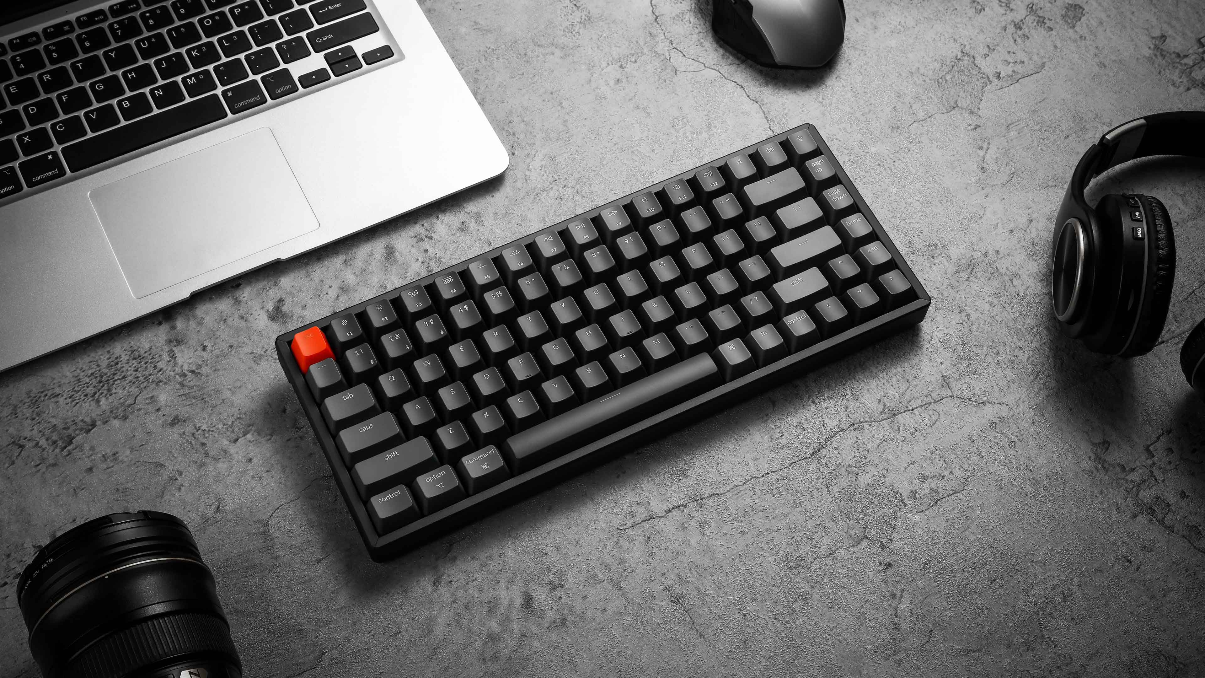 Keychron k2 wireless mechanical keyboard cordless and type-c cable mode