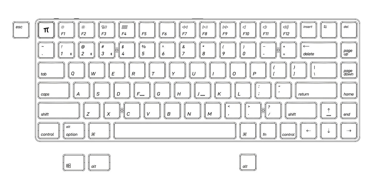 Keychron K3 ultra_slim Hot_swappable wireless mechanical keyboard Mac Windows iOS Android Keychron low profile Optical and Gateron low profile mechanical switch alternative keycaps