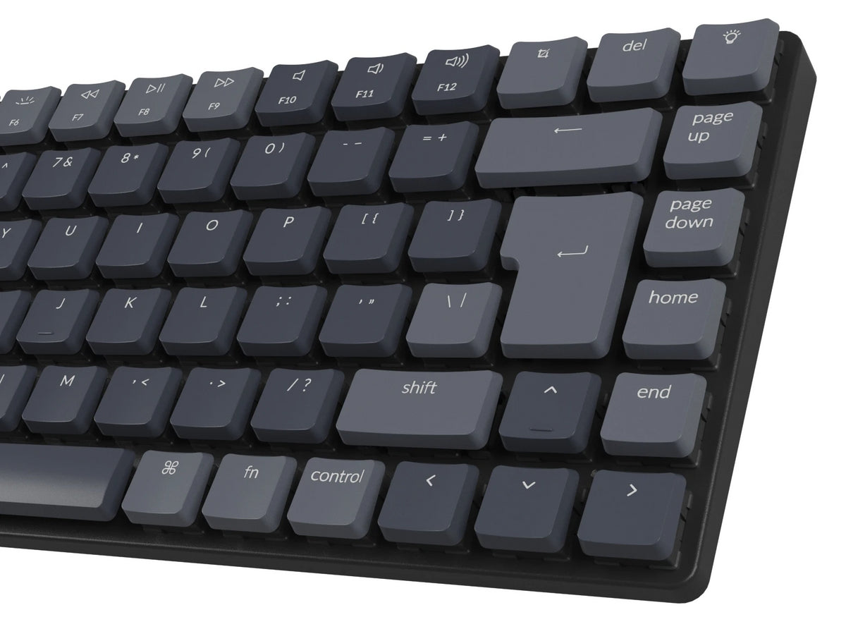 Keychron K3 ultra_slim Hot_swappable wireless mechanical keyboard Mac Windows iOS Android Keychron low profile Optical and Gateron low profile mechanical switch desktop setup