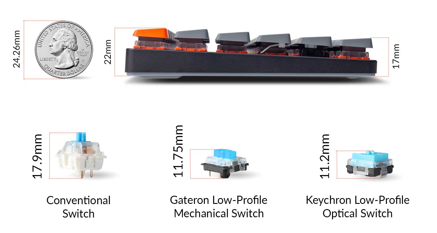 Keychron K3 Ultra-slim Wireless Mechanical Keyboard (Version 2