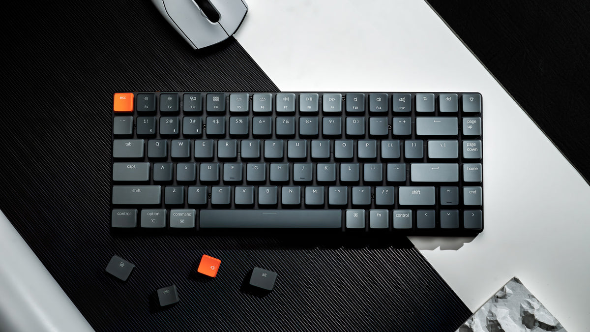 Keychron K3 ultra_slim Hot_swappable wireless mechanical keyboard Mac Windows iOS Android Keychron low profile Optical Gateron low profile mechanical switch red blue brown white black orange desktop