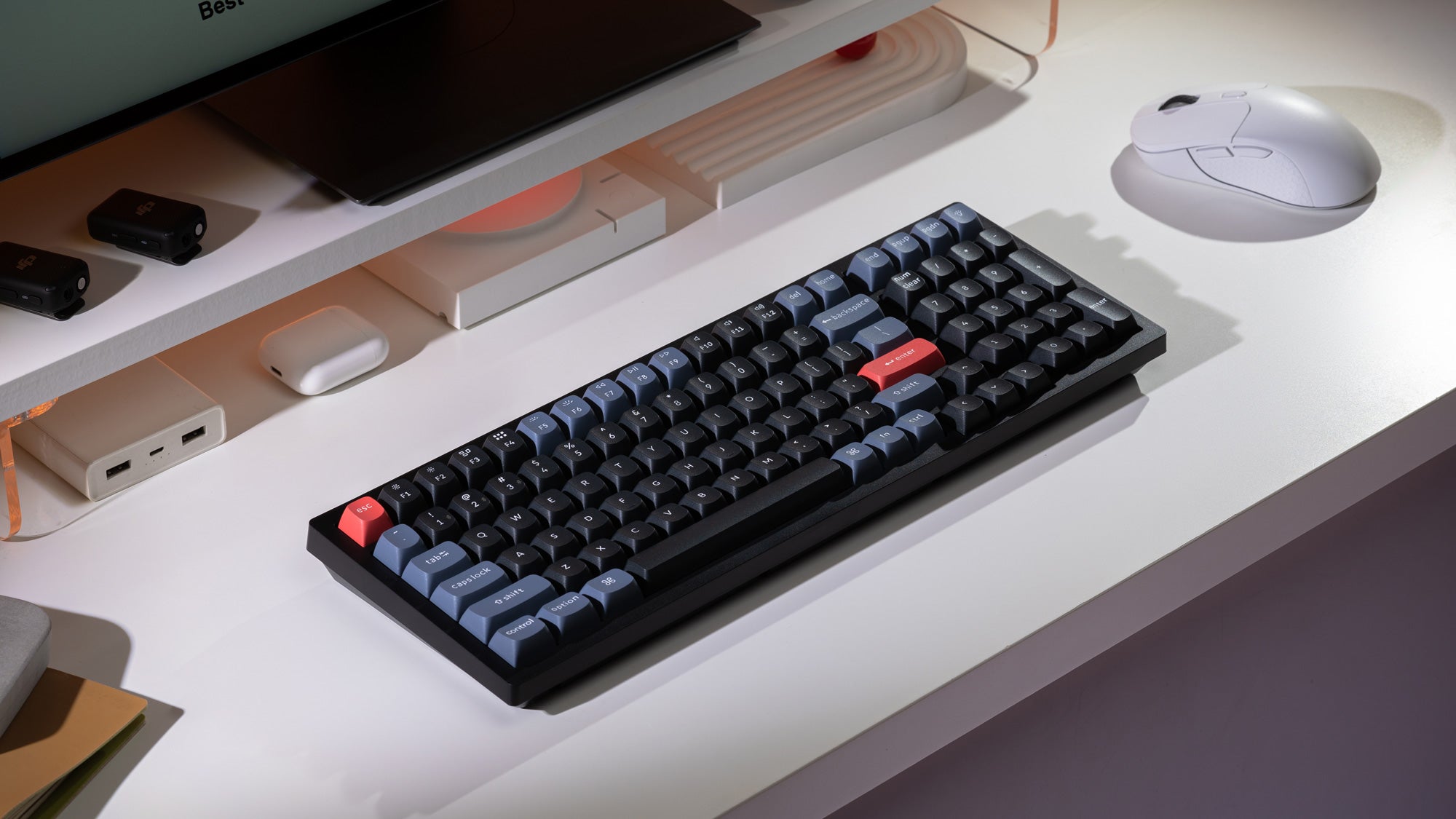 Keychron K4 Pro ホットスワップ対応 RGB アルミニウム フレーム QMK