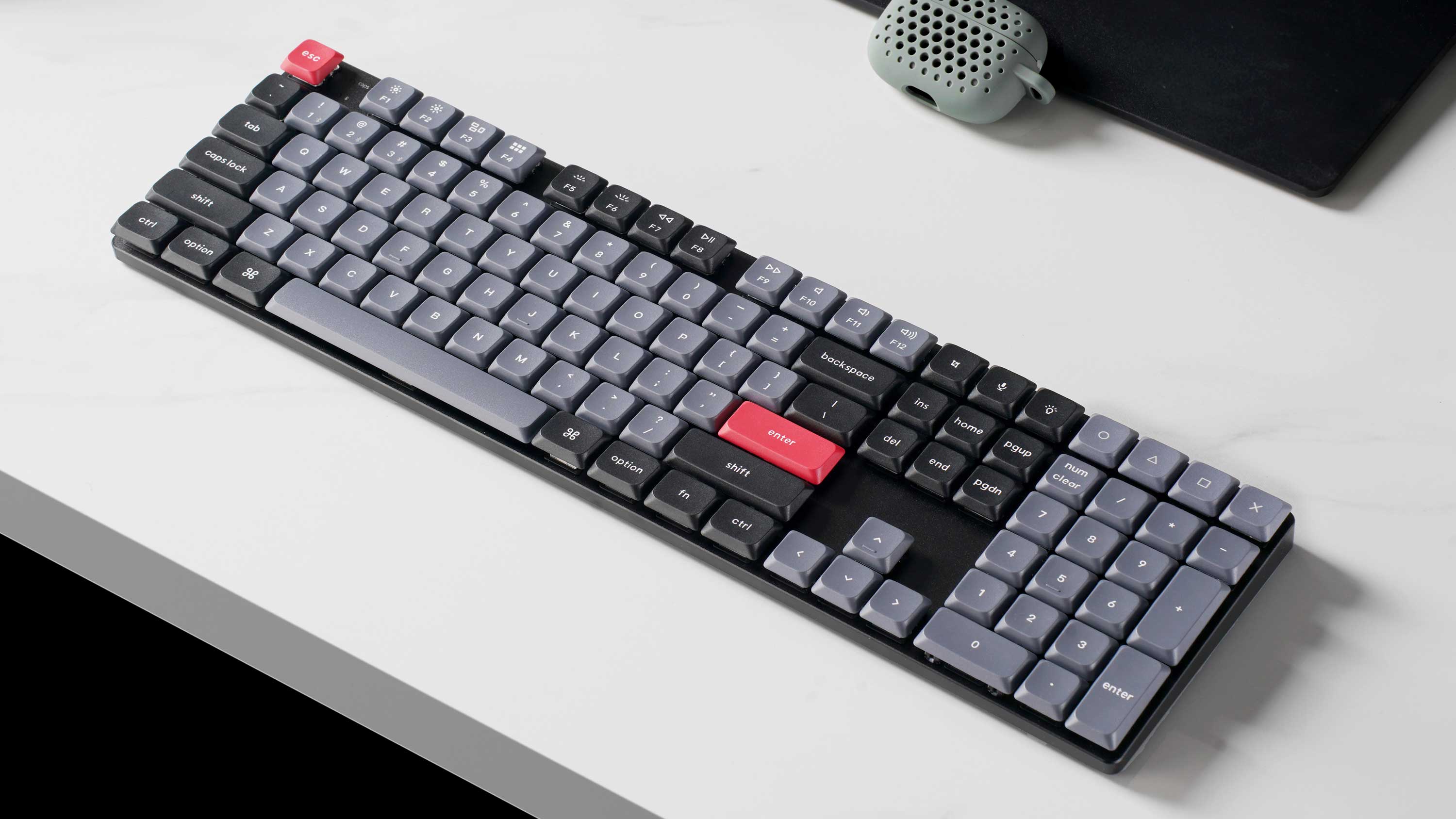 Keychron K5 Pro QMK/VIA Low-Profile Wireless Mechanical Keyboard with an ultra-slim body and hot-swappable