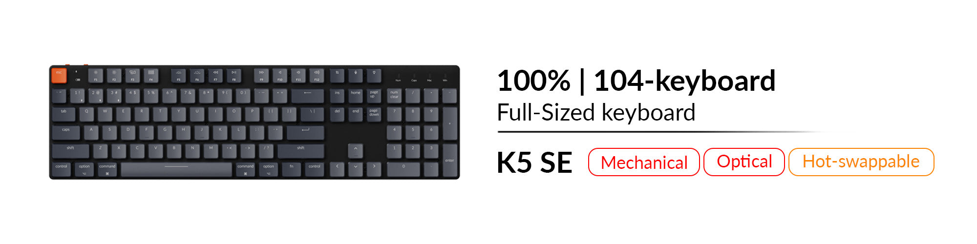 Keychron K5 SE Ultra-Slim Wireless Mechanical Keyboard