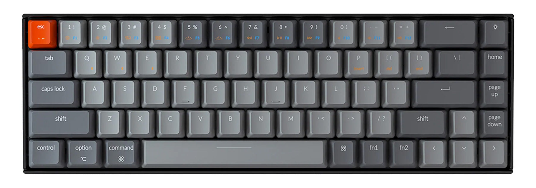 Keychron K6 compact 65 percent wireless mechanical keyboard for Mac Windows iOS