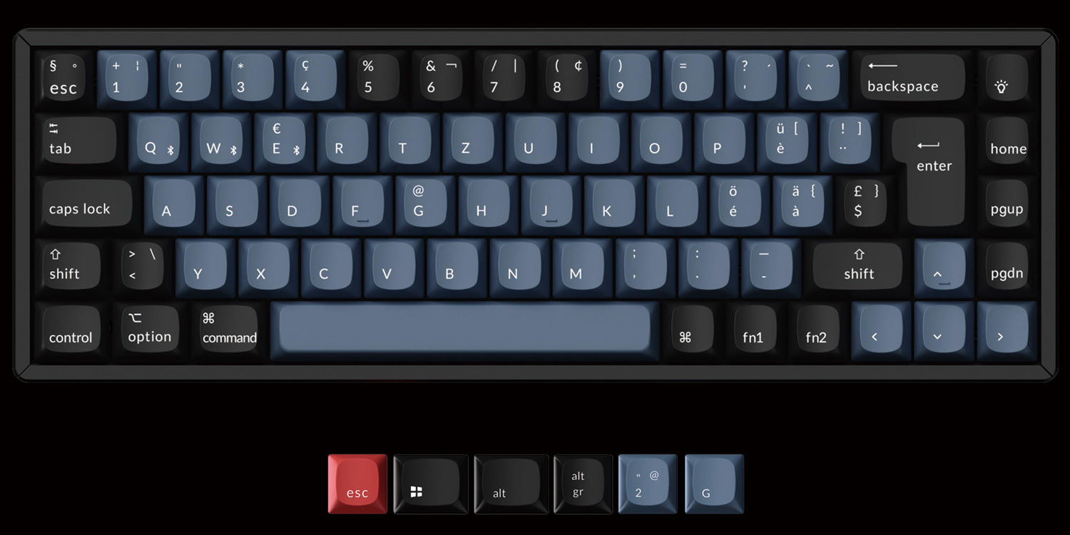 Keychron K6 Pro QMK/VIA Wireless Mechanical Keyboard For Mac And Windows-Swiss ISO Layout