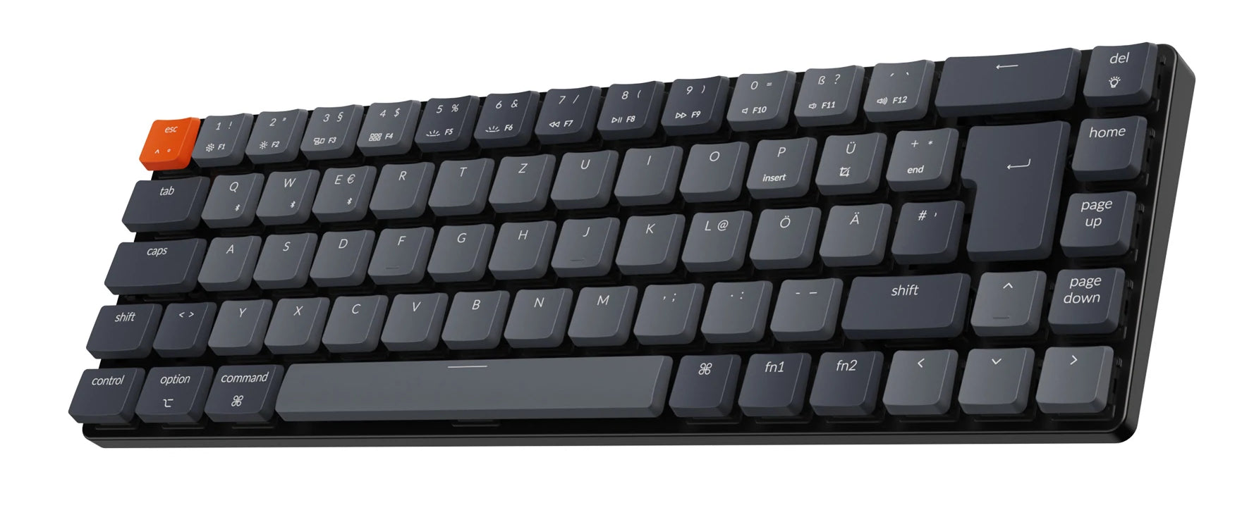 Keychron K3 ultra_slim Hot_swappable wireless mechanical keyboard Mac Windows iOS Android Keychron low profile Optical and Gateron low profile mechanical switch desktop setup