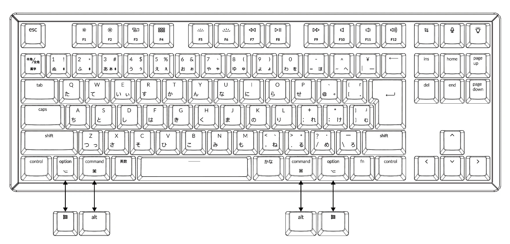 Keychron 】K8ワイヤレスメカニカルキーボード（日本JIS