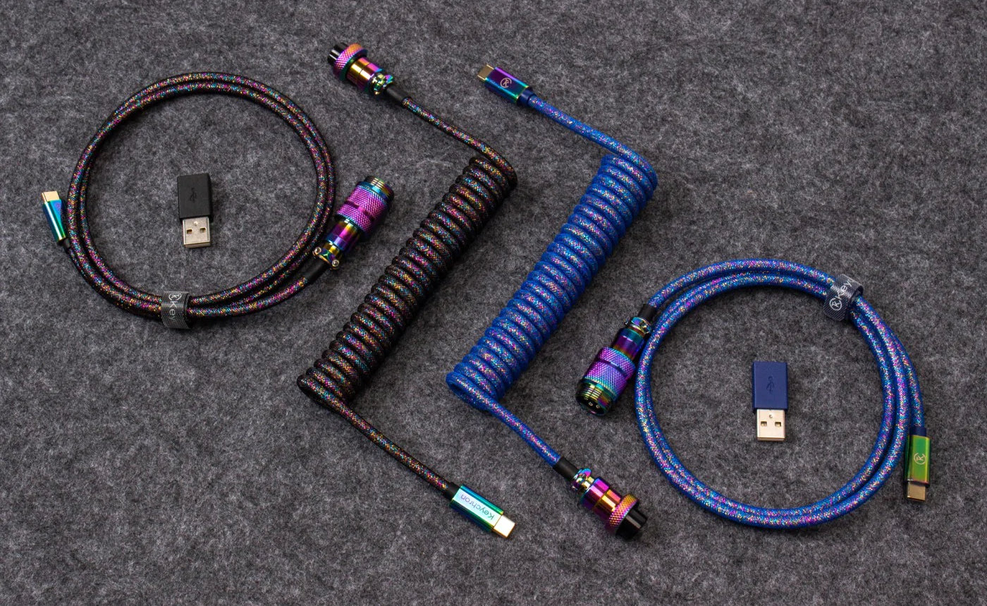 coiled cable for keychron