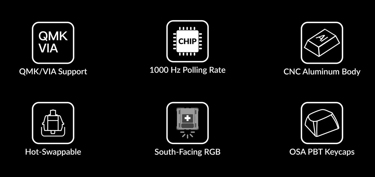 Features of Keychron Q0 Custom Mechanical Number Pad