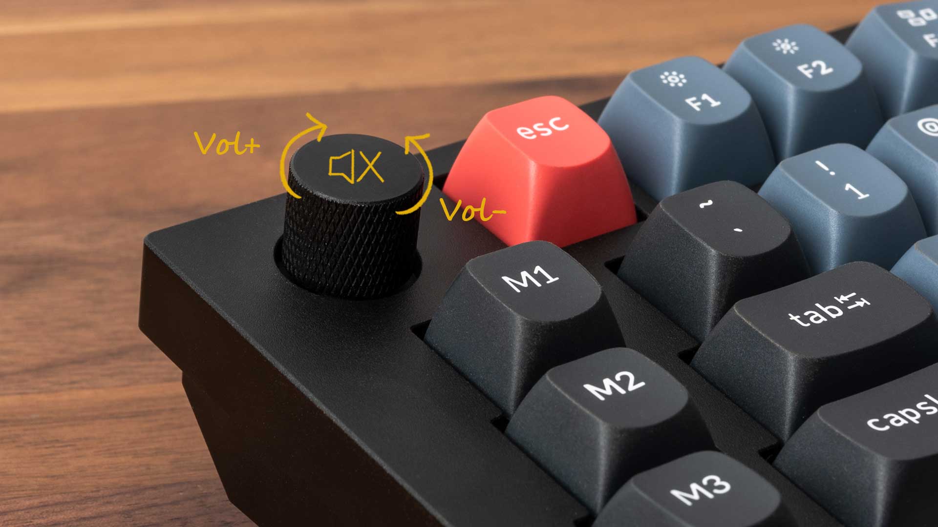 Rotary encoder function of Keychron Q10 75% Alice Layout Custom Mechanical Keyboard