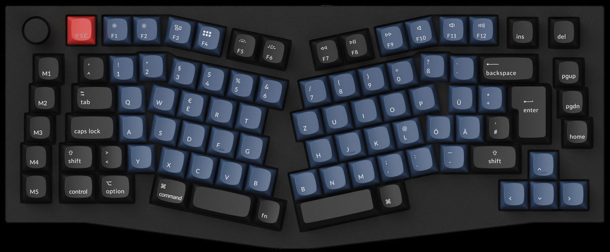 ANSI Layout of Keychron Q10 75% Alice Layout Custom Mechanical Keyboard