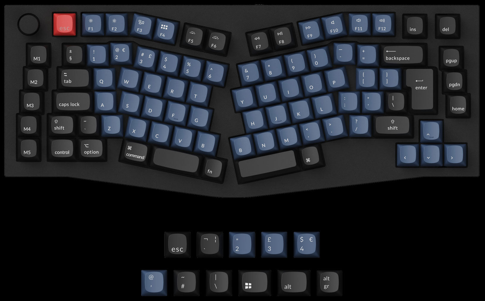 Keychron Q10 UK ISO Layout 75% Alice Layout Custom Mechanical Keyboard