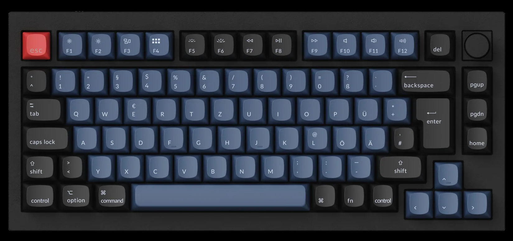 Keychron Q3 QMK Collection de disposition ISO de clavier mécanique per