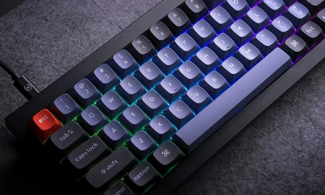 OSA Profile Double-shot PBT Keycaps of Keychron Q2 65% Custom Mechanical Keyboard